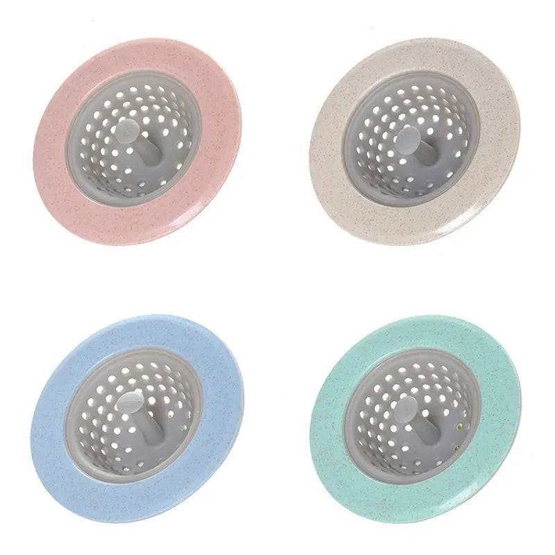 Silicone Sink Strainer – Anti-Clog Hair & Drain Filter Sink Drain Strainer Axl Mix-4pcs