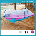 Ultralight Camping Hammock with Mosquito Net | Parachute Nylon Camping Hammock Axl pink M