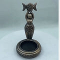 Resin Candlestick Holder Figurine – Retro Home Decor Statue Resin Figurine Decor Axl A