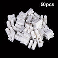 100-Pack CH-2 Spring Wire Connector Terminals | Quick Connect Wire Terminal Connectors Axl 100pcs