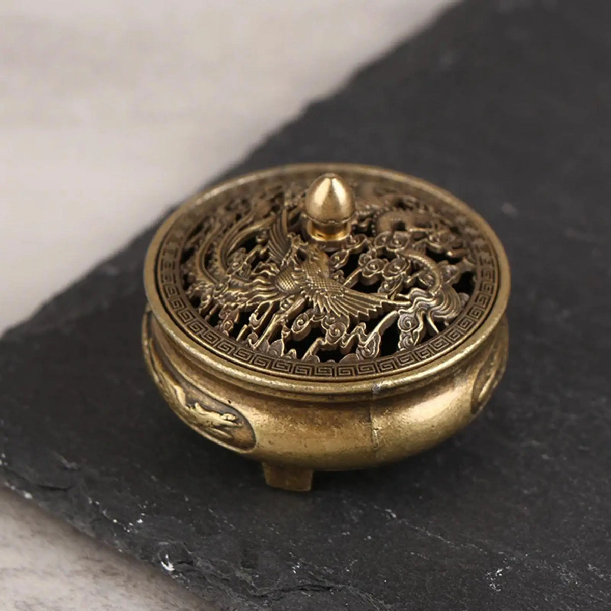 Mini Metal Incense Burner – Cone & Coil Holder for Yoga & Home Incense Burner Axl