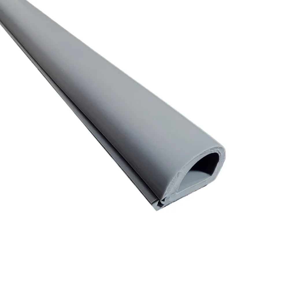 Self-Adhesive Cable Raceway – 1m Wall Cord Hider & Wire Cover Cable Raceway Axl Grey