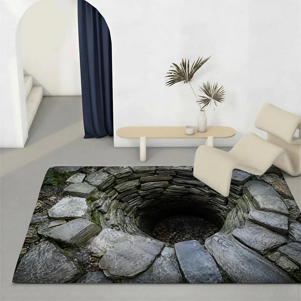Eco-Friendly Flannel Floor Mat – Non-Slip Soft Plush Indoor Rug Indoor Floor Rug Axl White3 50x80cm