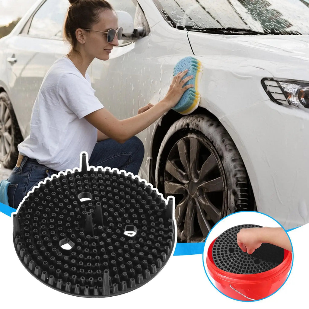 Car Wash Bucket Grit Trap Insert | Auto Detailing Filter Car Wash Accessory Axl