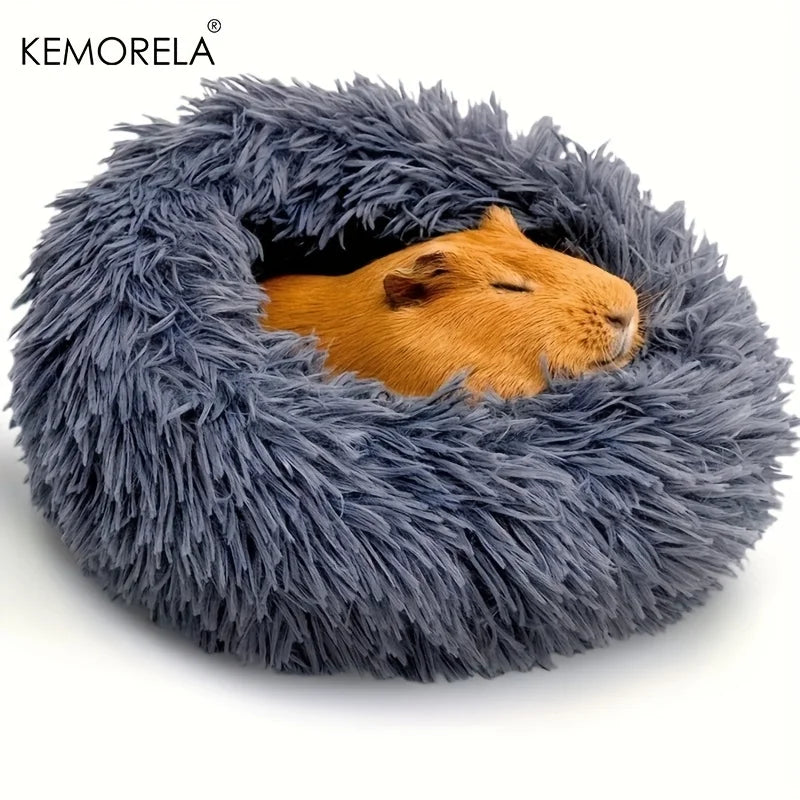 Ultra-Soft Plush Pet Nest – Warm Bed for Small Animals Small Animal Bed Axl Dark Gray 30CM