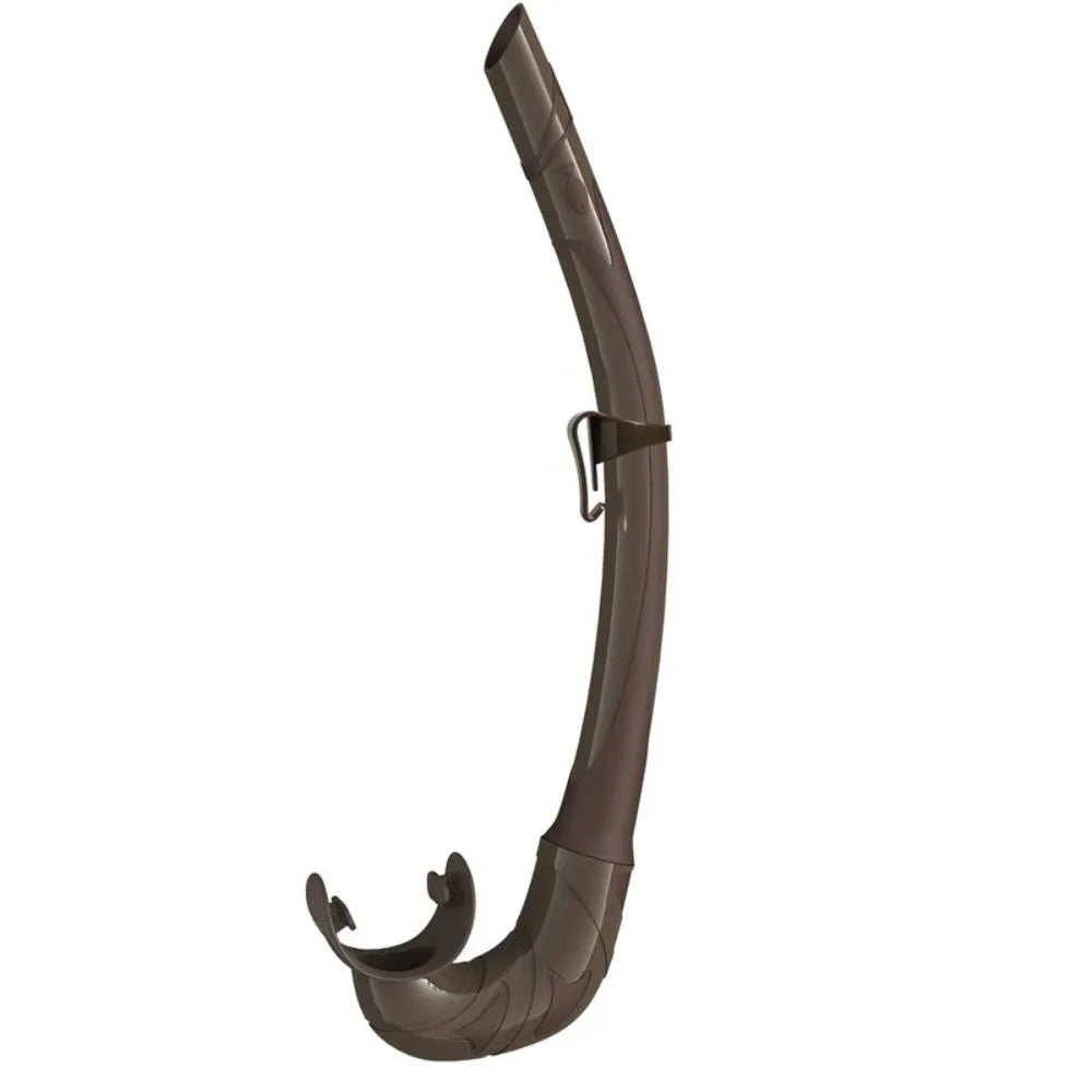 Soft Silicone Diving Snorkel – Arc-Bite Freediving Snorkel Diving Snorkel Axl Coffee