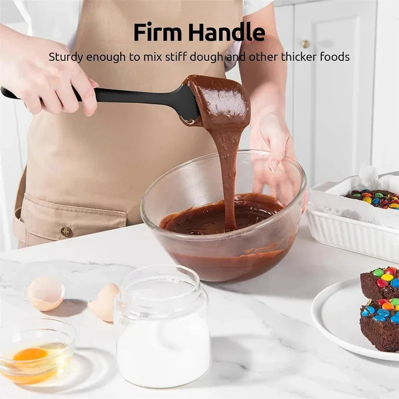 4-Piece Silicone Spatula Set – Heat Resistant Kitchen Utensils Silicone Spatula Set Axl