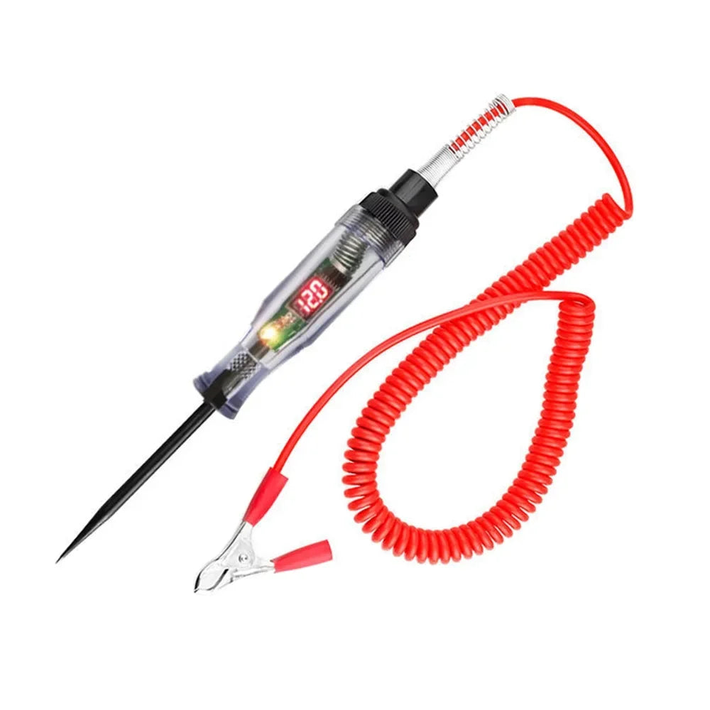 Car Voltage Circuit Tester Pen – 6V to 24V Auto Probe Tool Circuit Tester Pen Axl Spring wire