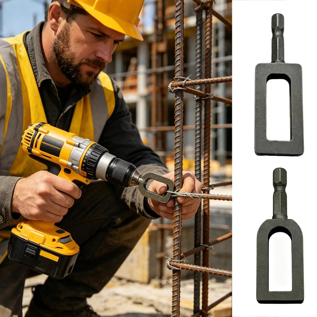Wire Twister Drill Bit – Hex Cable Tying Tool for Fencing Wire Twister Bit Axl