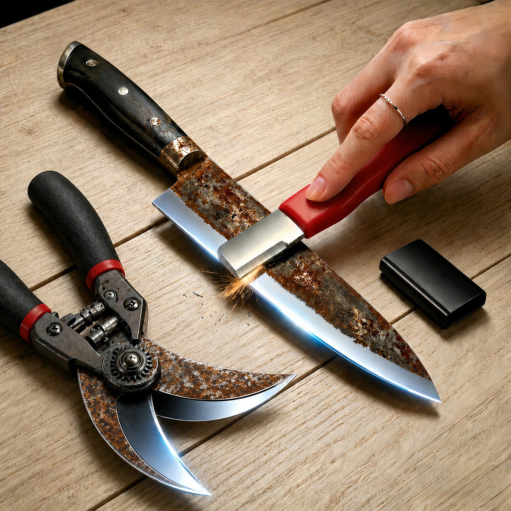 Professional Kitchen Knife Sharpener – Tungsten & Diamond Knife Sharpener Axl