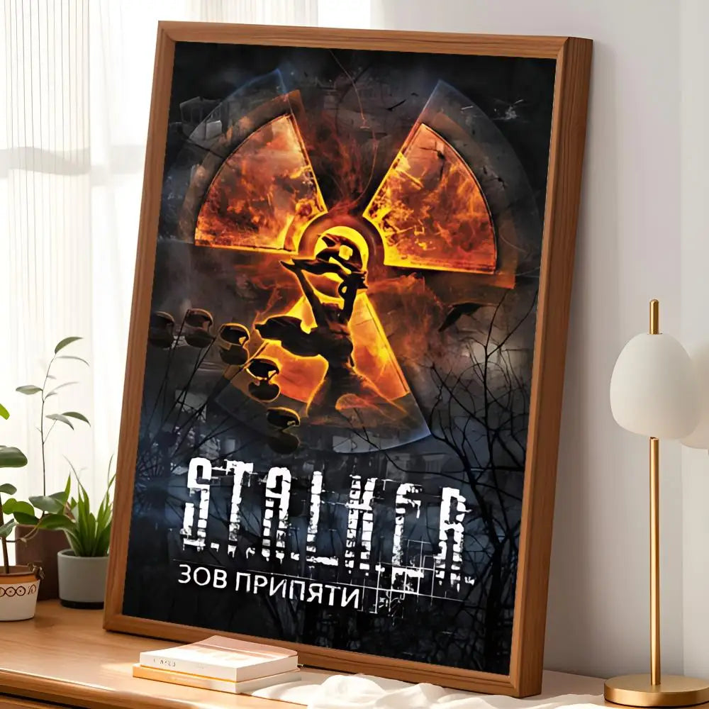 S.T.A.L.K.E.R Game Poster – Self-Stick HD Waterproof Wall Art Wall Art Poster Axl