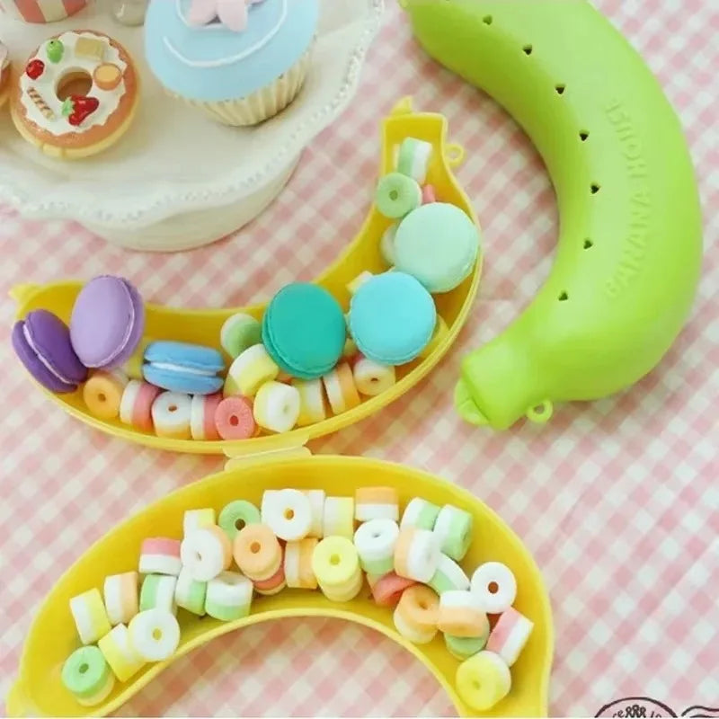 Banana Shaped Fruit Storage Case – Portable Fresh Keeper Fruit Storage Case Axl