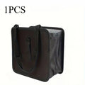Car Trash Can – Folding Hanging Oxford Storage Bag with Zipper Car Storage Organizer Axl black-1pcs