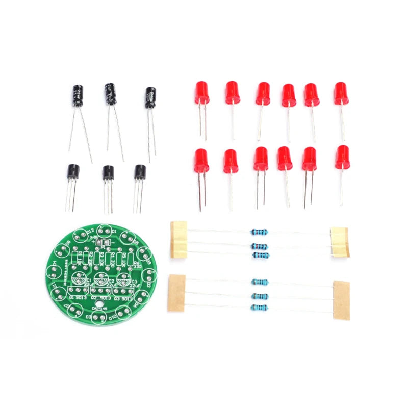 LED Round Running Light DIY Soldering Kit – Triode Oscillator DIY Electronics Kit Axl