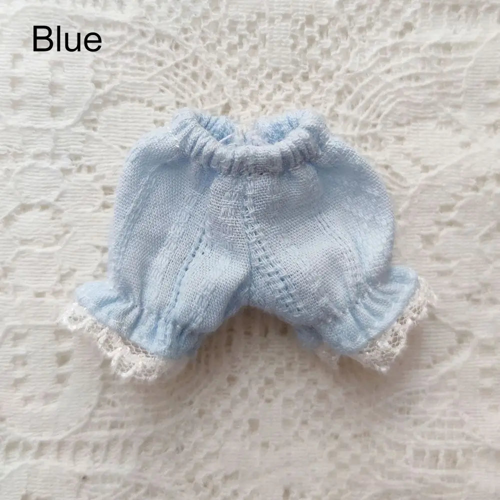 Cotton Lantern Shorts for 1/11 OB11 & 1/12 BJD Dolls Doll Clothing Axl Blue