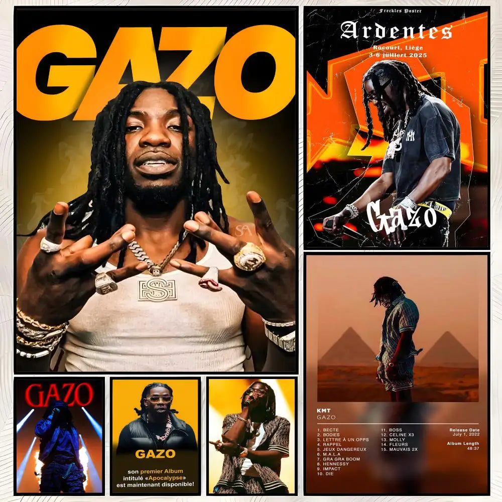 G-Gazo Singer HD PVC Self-Stick Wall Art Poster | Waterproof Wall Art Poster Axl