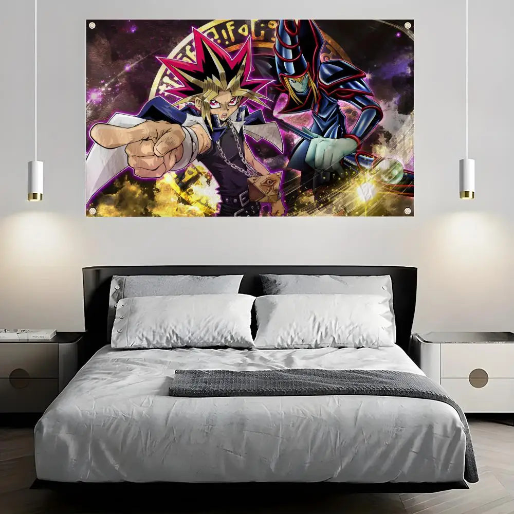 Yu-Gi-Oh Anime Flag Banner – Indoor & Outdoor Wall Decor Anime Flag Banner Axl