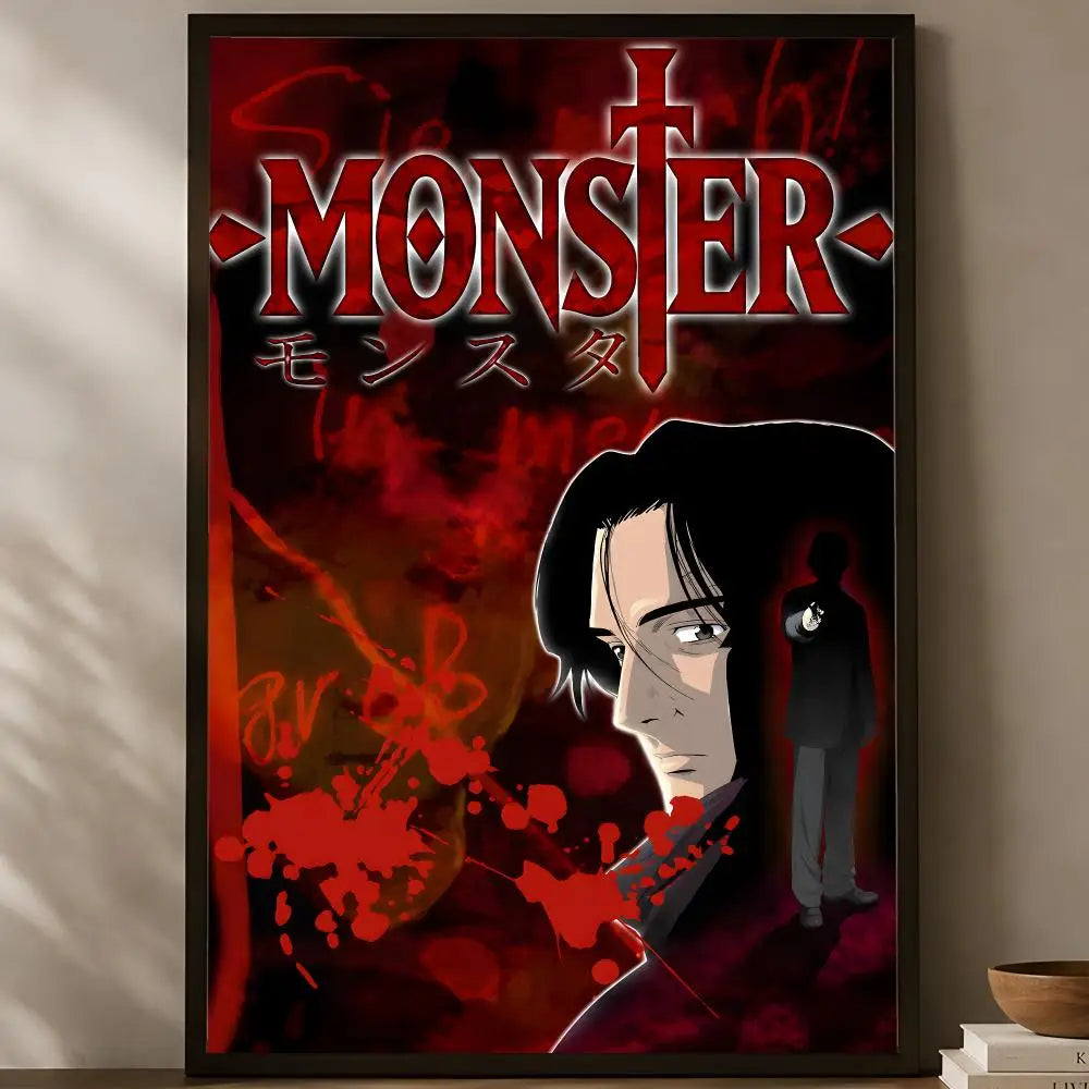 Monster Character Self-Stick Wall Art Poster – HD Waterproof Wall Art Poster Axl White02 30X40cmNoframe