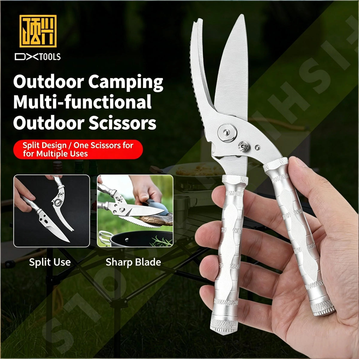 Professional Poultry Shears – Heavy-Duty Kitchen Scissors Kitchen Poultry Shears Axl
