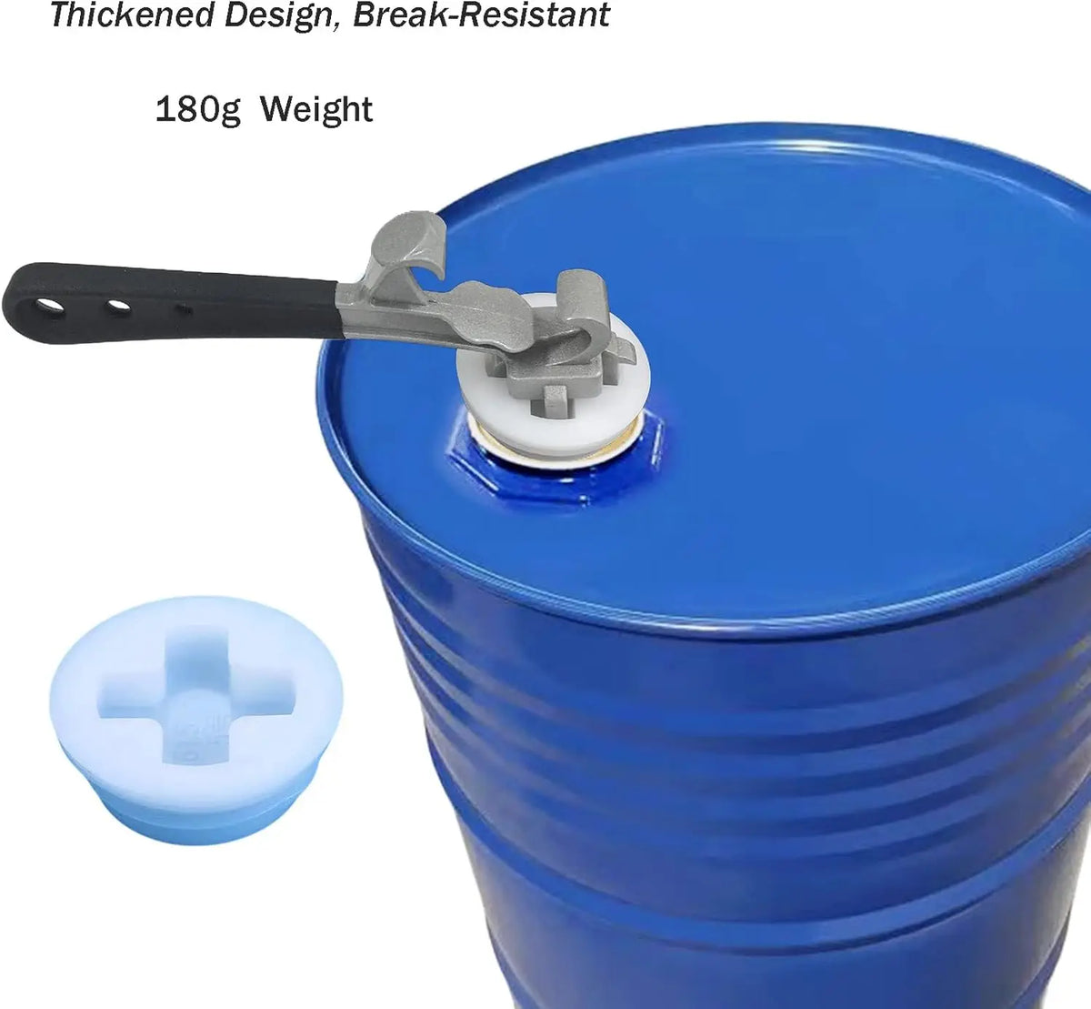 Aluminum Alloy Bung Wrench – Drum & Bucket Lid Opener Tool Drum Bung Wrench Axl