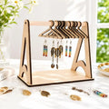 Mini Wooden Hanging Earring Display Stand & Organizer Rack Earring Display Stand Axl Default Title