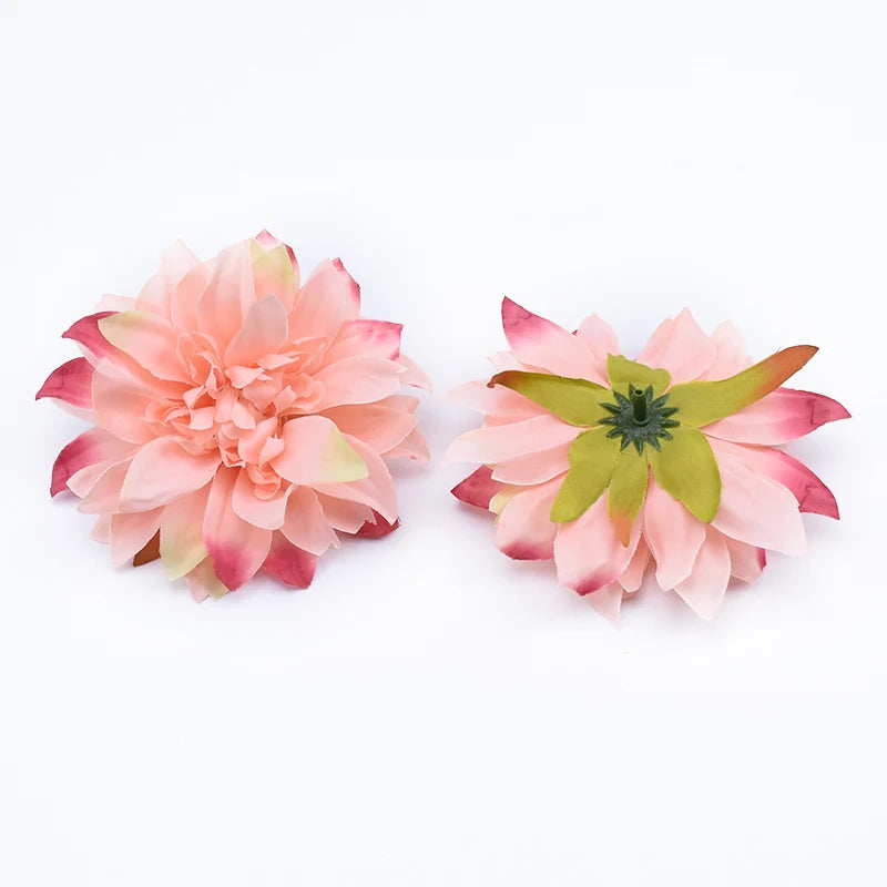 Silk Artificial Gerbera Flowers 10/20 Pcs – Wedding DIY Decor Artificial Flower Heads Axl color 4 20 Pieces