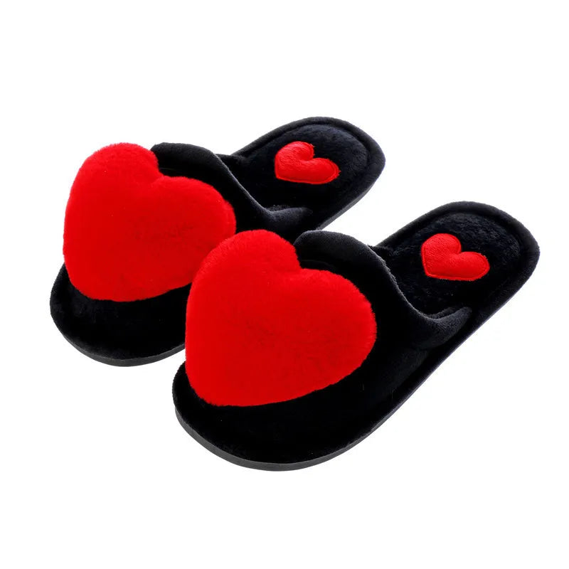 Women's Fuzzy Winter Slippers – Warm Fur Thick Sole Indoor Slides Winter House Slippers Axl