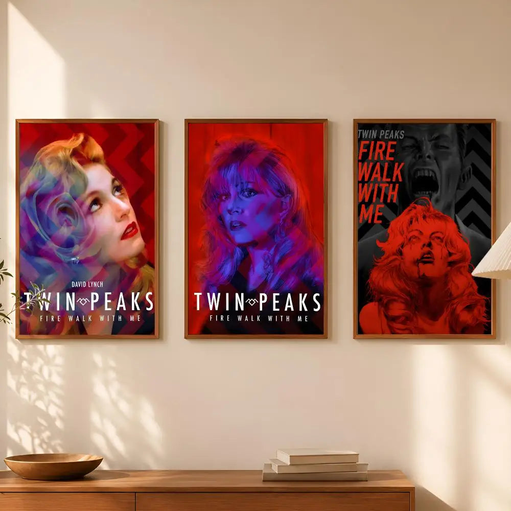 Twin Peaks Wall Poster – Self-Stick HD Waterproof Wall Art Wall Art Poster Axl