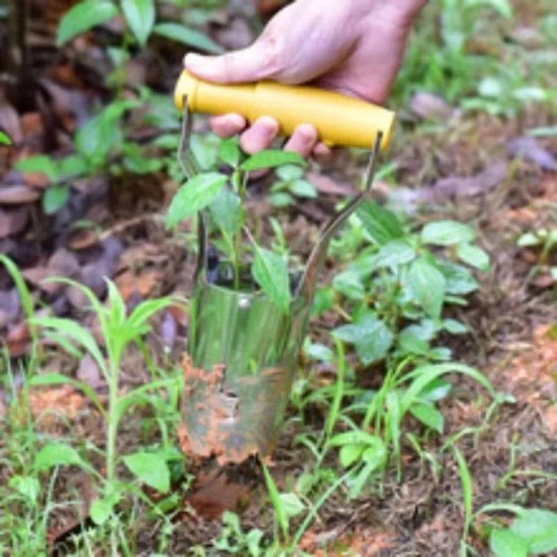 Seedling Transplanter Tool – Wood & Iron Vegetable Flower Planter Garden Transplanter Tool Axl