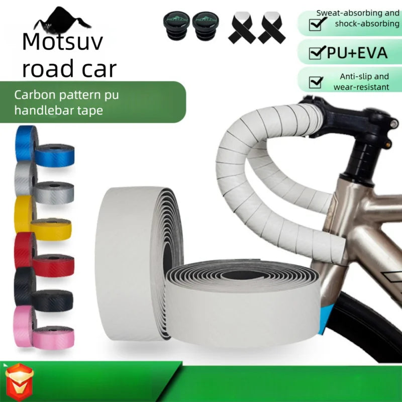 Road Bike Handlebar Tape – EVA PU Anti-Slip & Shock Absorbing Handlebar Tape Axl