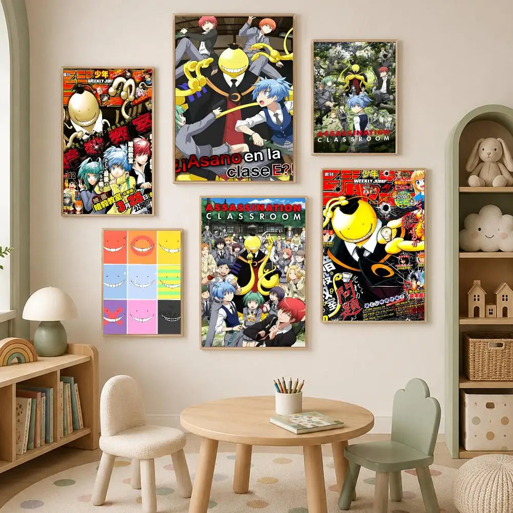 Assassination Classroom Anime Wall Poster – Self-Stick HD Print Anime Wall Poster Axl