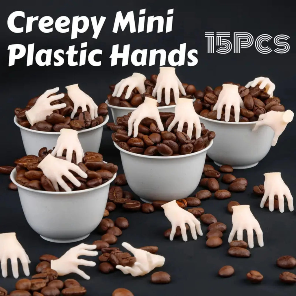Mini Skeleton Hands Halloween Decorations – 8/15/36 PCS Set Halloween Decoration Props Axl