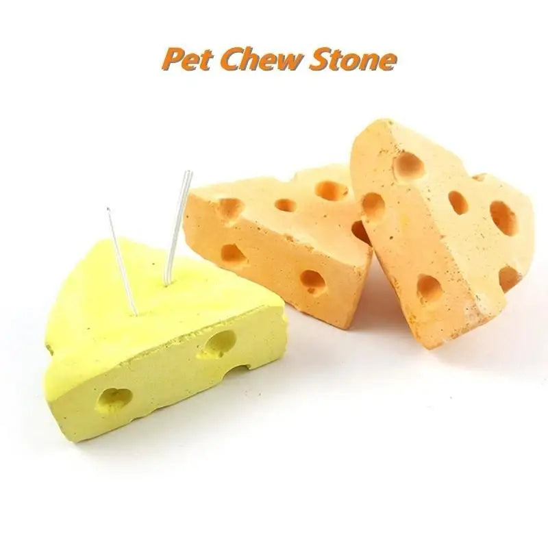 Small Pet Calcium Molar Chew Toy – Corn, Cheese & Orange Small Pet Chew Toy Axl