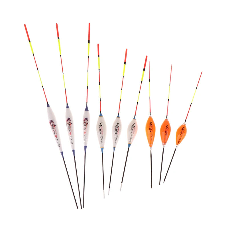 3-Pack High Sensitivity Fishing Floats – Plastic Bobbers Set Fishing Floats Axl