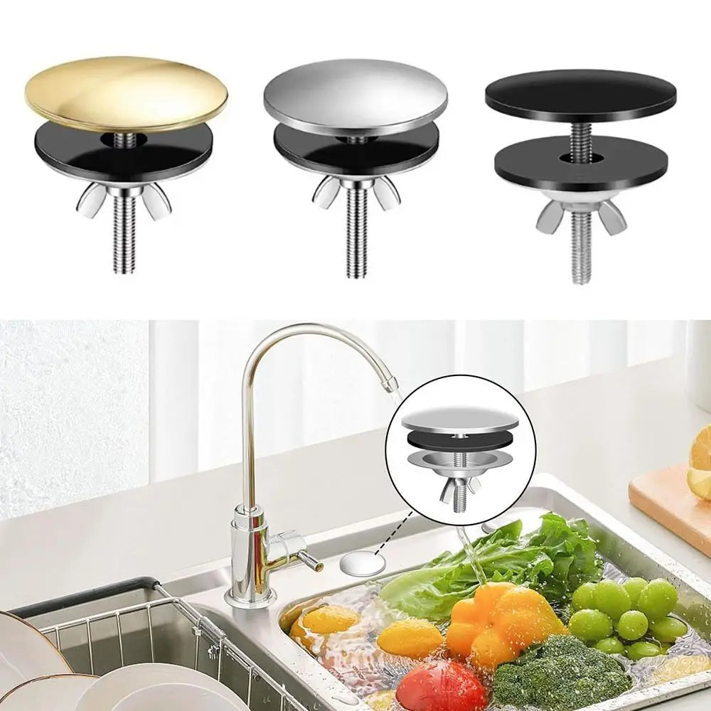 Stainless Steel Sink Hole Cover – Tap Blanking Plug 51mm Sink Hole Cover Axl