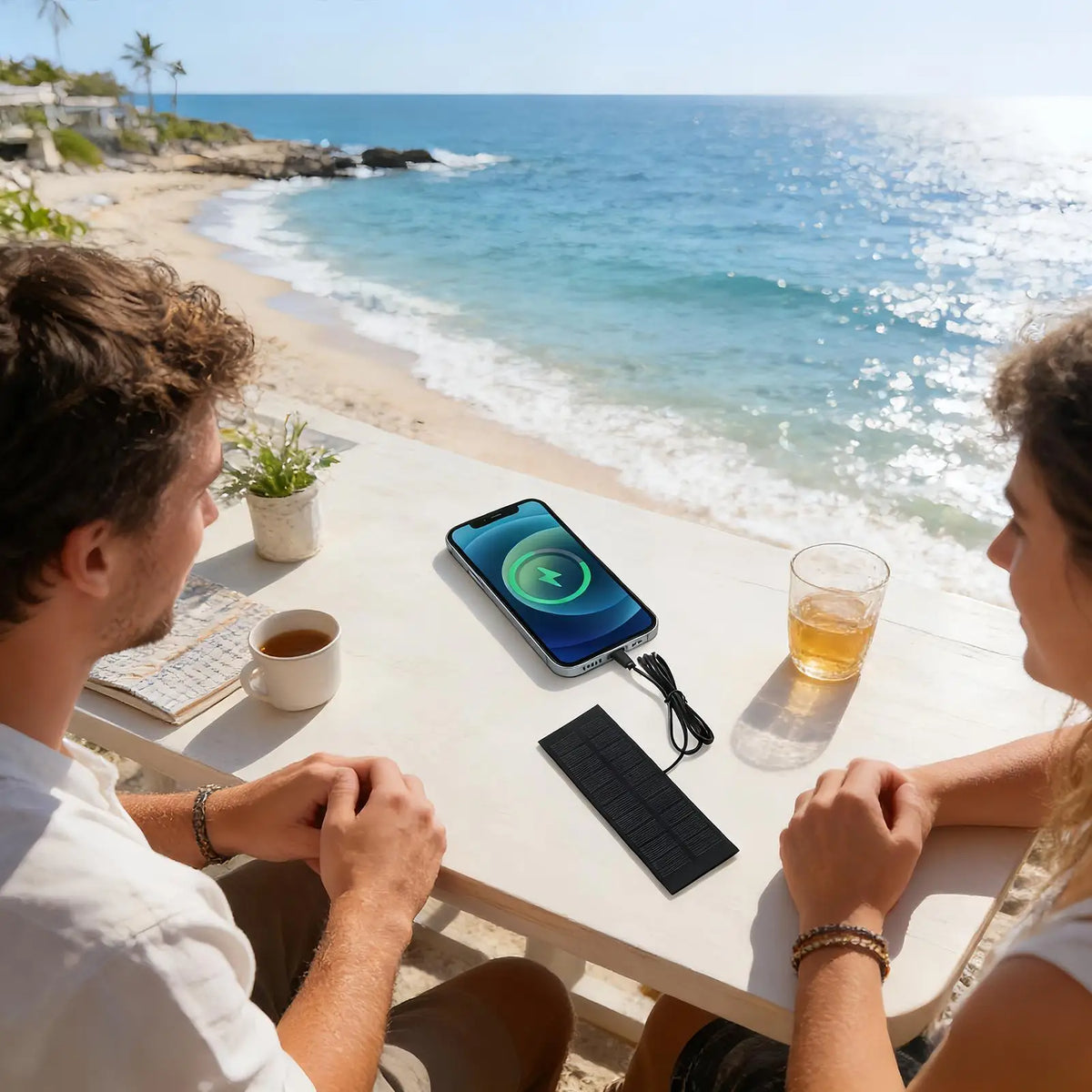 Portable Foldable Solar Panel 5W USB Type-C Outdoor Charger Portable Solar Charger Axl