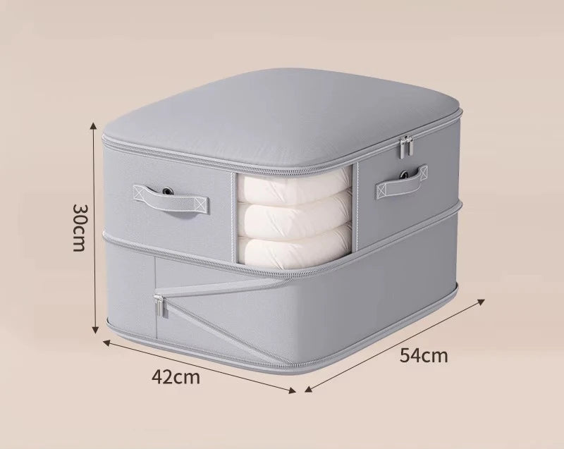 Vacuum Compression Storage Bags – Large Capacity for Quilts Vacuum Storage Bags Axl Gray-2 Layers