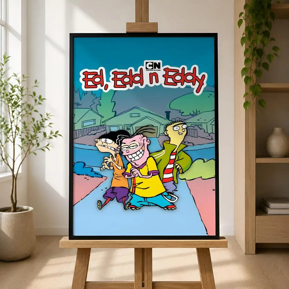 Ed Edd n Eddy Peel-and-Stick PVC Wall Poster – HD Art Wall Art Poster Axl