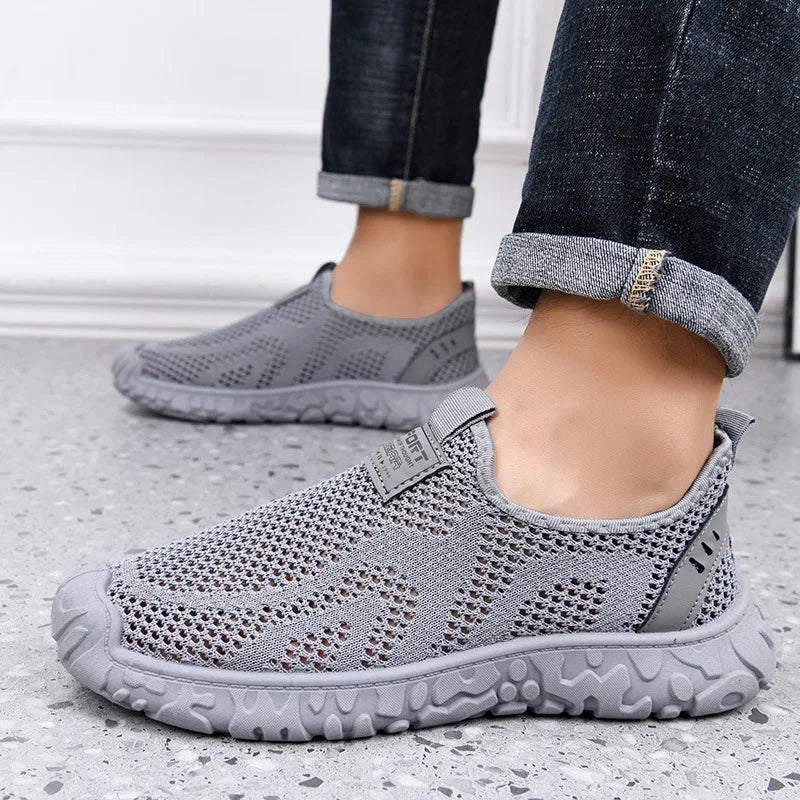 Men's Breathable Slip-On Mesh Casual Shoes – Soft & Lightweight Men's Casual Shoes Axl
