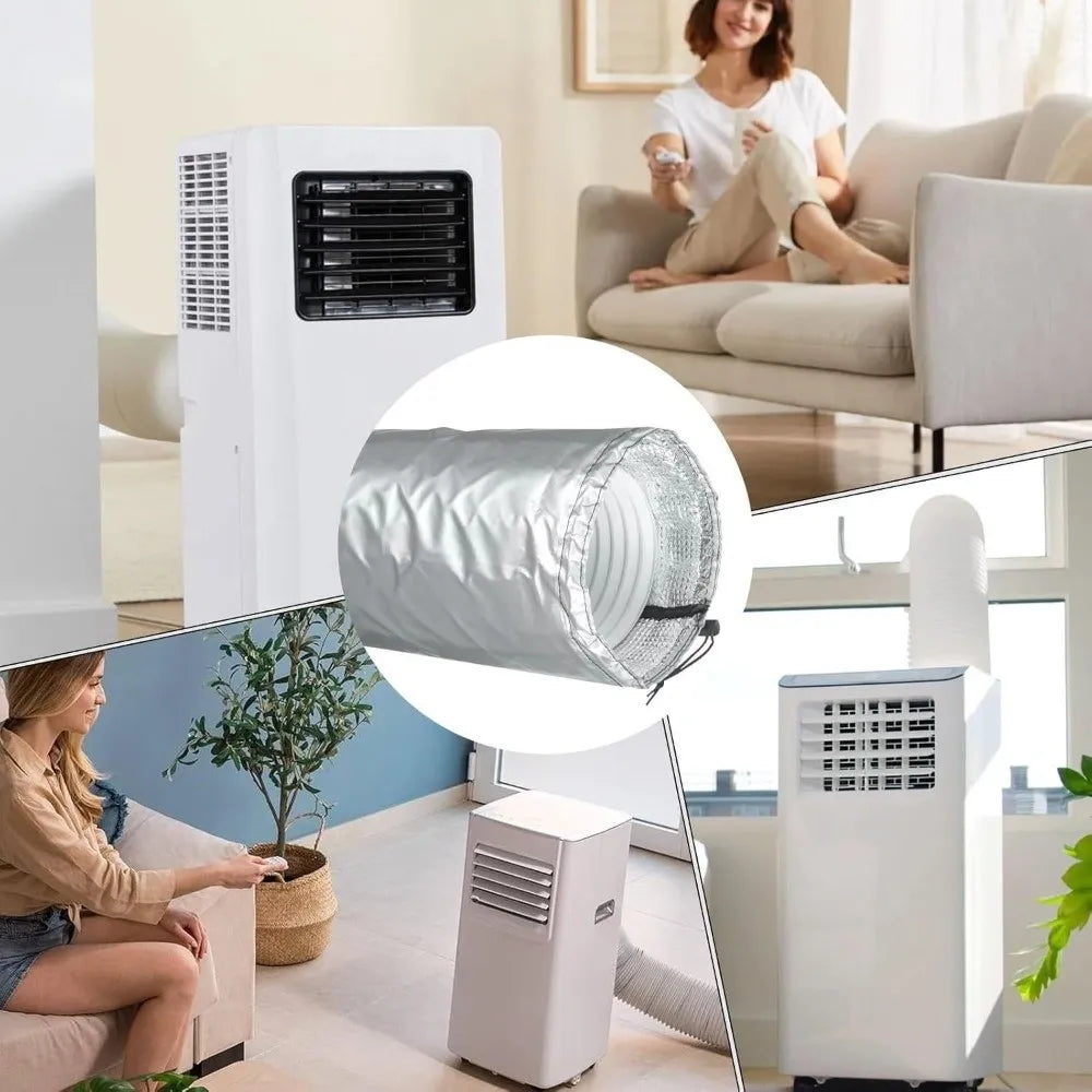 Portable AC Hose Insulation Cover | Adjustable Wrap AC Hose Cover Axl