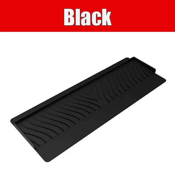 Silicone Sink Splash Guard 20" – Cuttable & Suction Cup Sink Splash Guard Axl Black