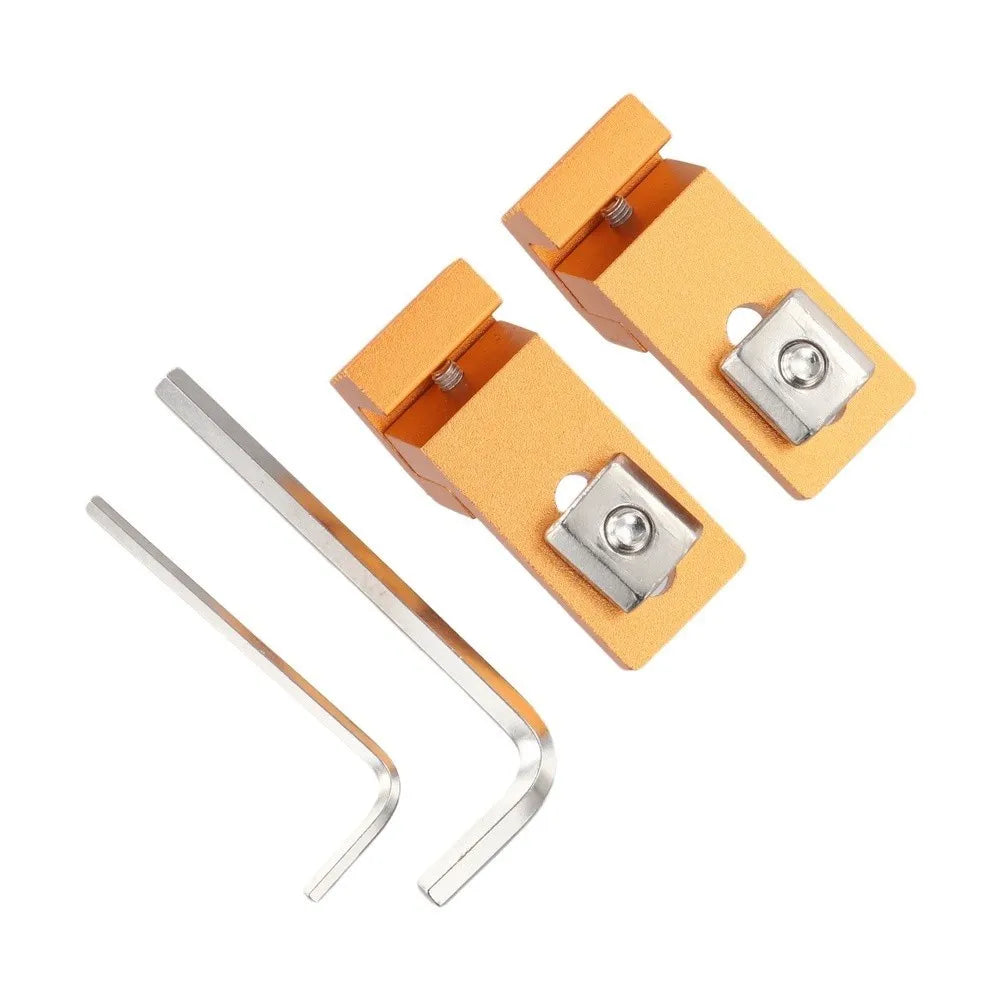 CNC Hold Down Clamps T-Track Side Pressure Plate Kit (2 Pc) CNC Workholding Clamps Axl
