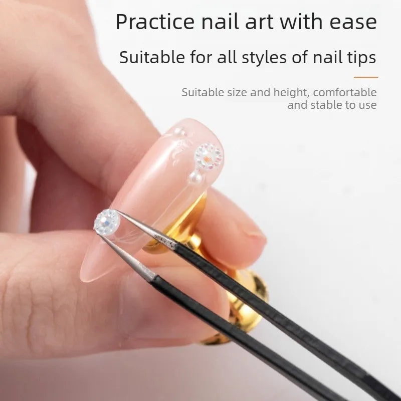 Magnetic Nail Tip Display Stand – Gold, Silver & Rose Gold Nail Display Stand Axl