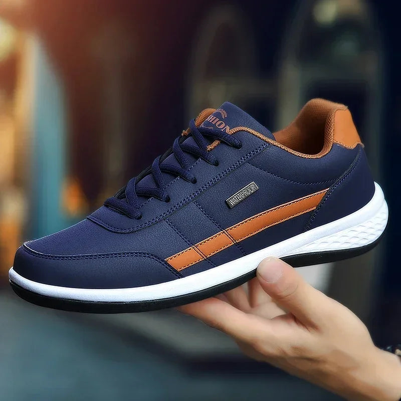 Men's Casual Lace-Up Sneakers – Breathable Cork Sole | Sizes 6–12 Men's Casual Sneakers Axl