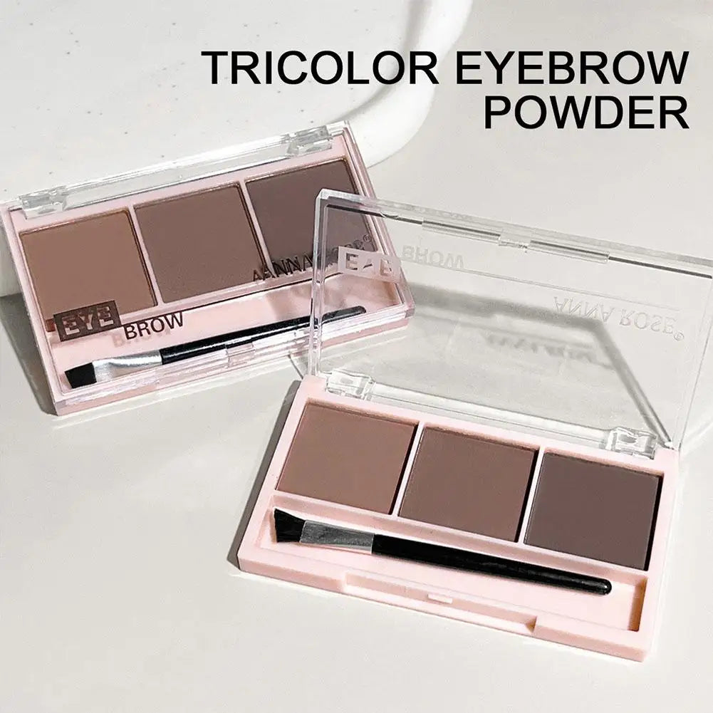 3-Color 3D Eyebrow Powder – Waterproof & Long-Lasting Eyebrow Powder Axl