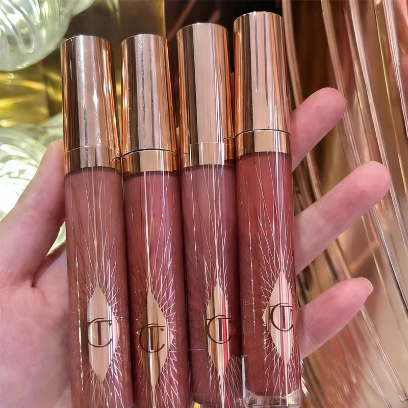 Charlotte Tilbury Collagen Lip Gloss & Mattifying Setting Powder Lip Gloss Set Axl
