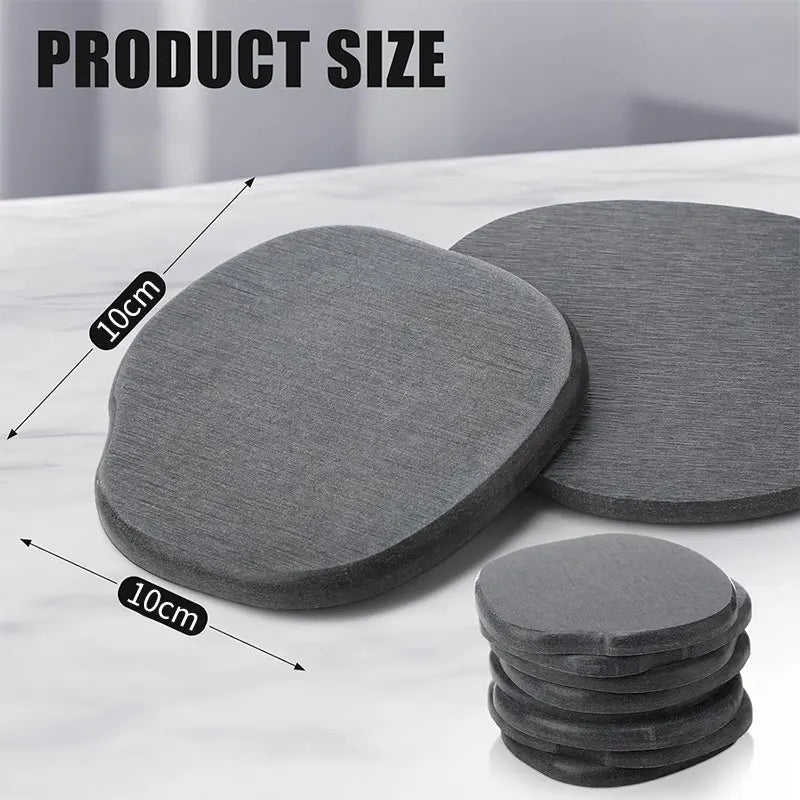 Diatomaceous Earth Coasters Set – Quick-Dry & Heat-Resistant Diatomite Coaster Set Axl