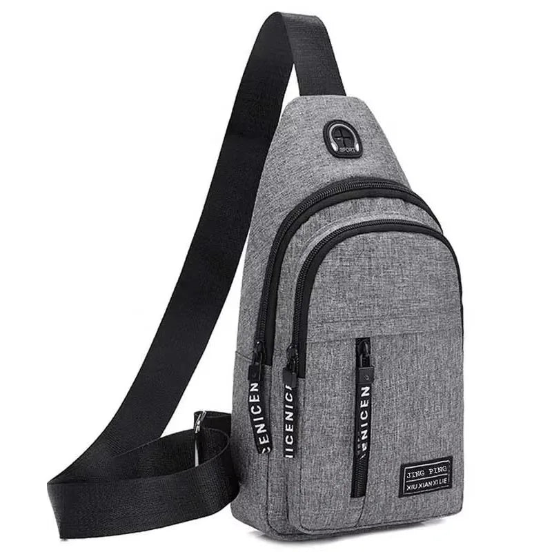 Men's Crossbody Sling Bag – Polyester Travel Chest Bag Crossbody Sling Bag Axl