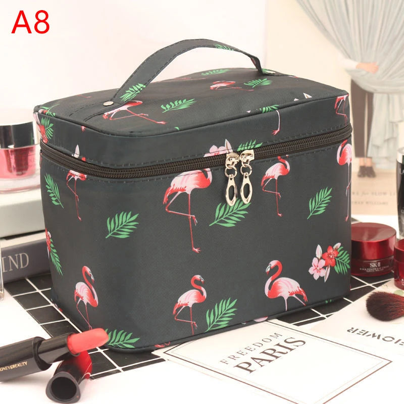 Large Waterproof Makeup Bag – Women's Travel Cosmetic Organizer Cosmetic Organizer Bag Axl A8