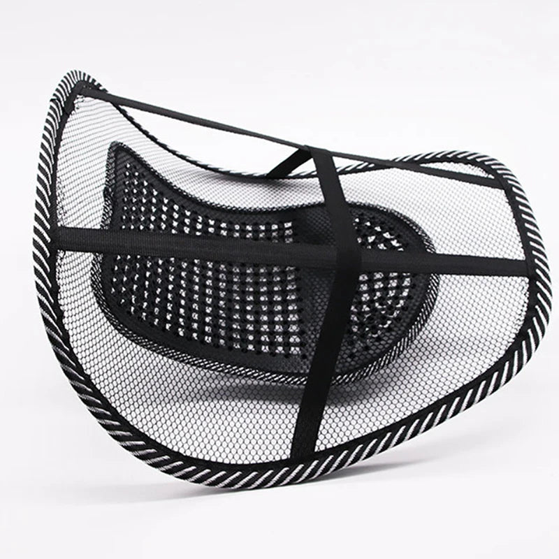 Ventilated Mesh Lumbar Back Cushion – Car, Office & Home Lumbar Back Cushion Axl
